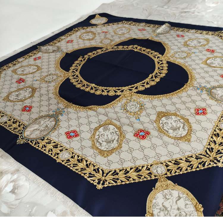 روسری ابریشم توئیل وارداتی