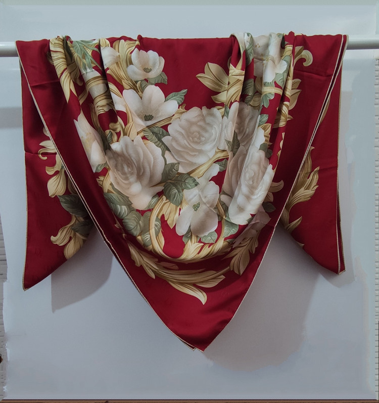 روسری ابریشم ژاکارد وارداتی