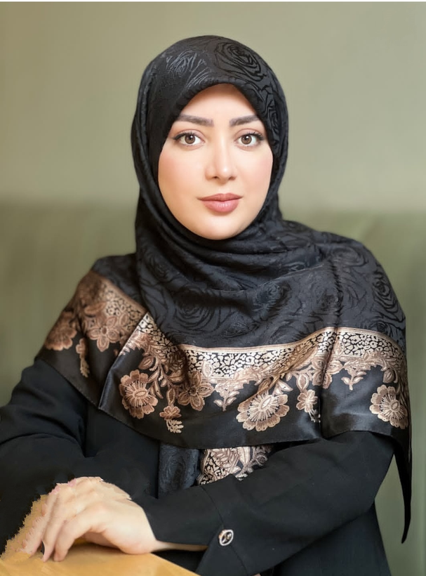روسری مشکی حریر دووره کاردیون ترک