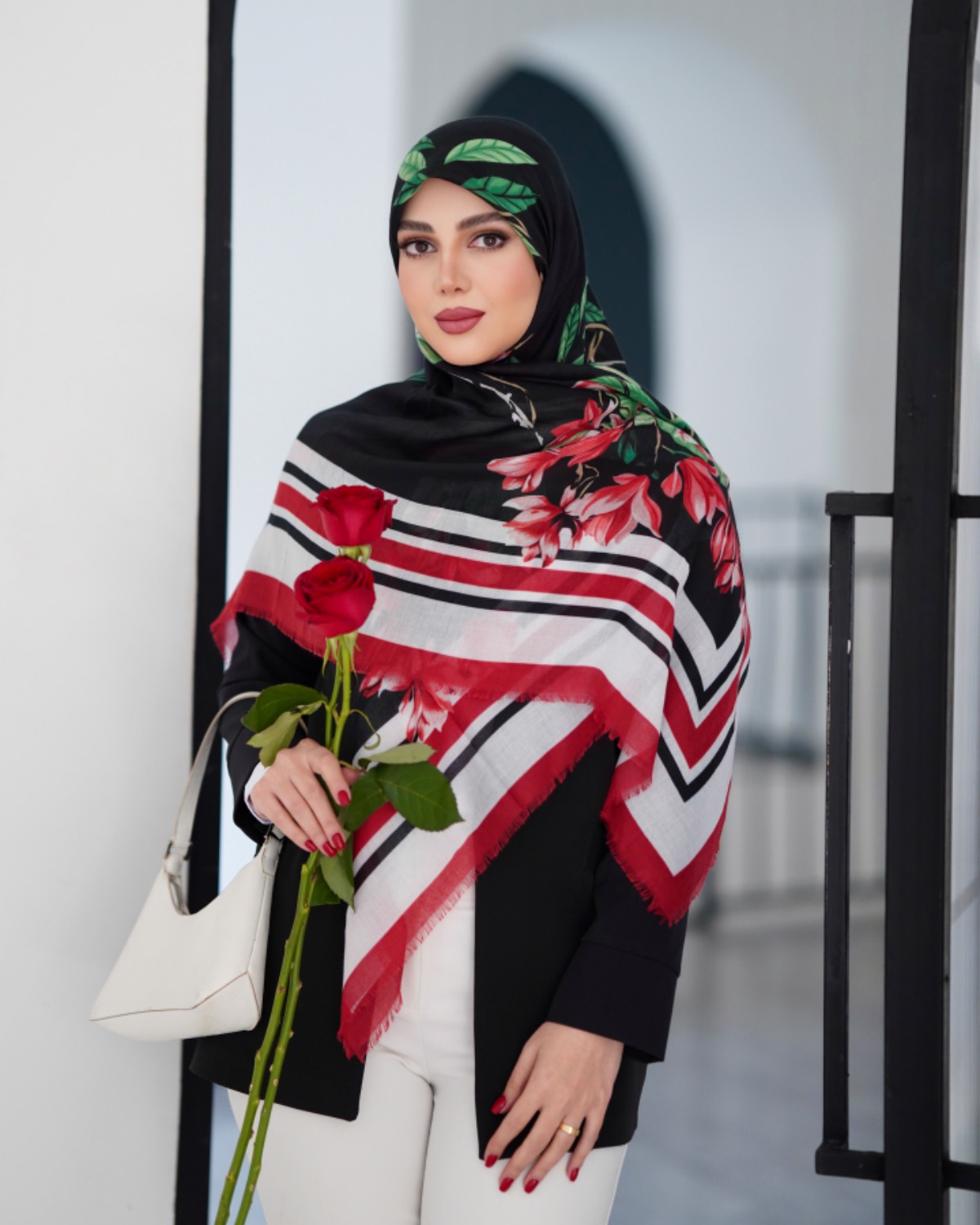 روسری نخ مودال تابستانی