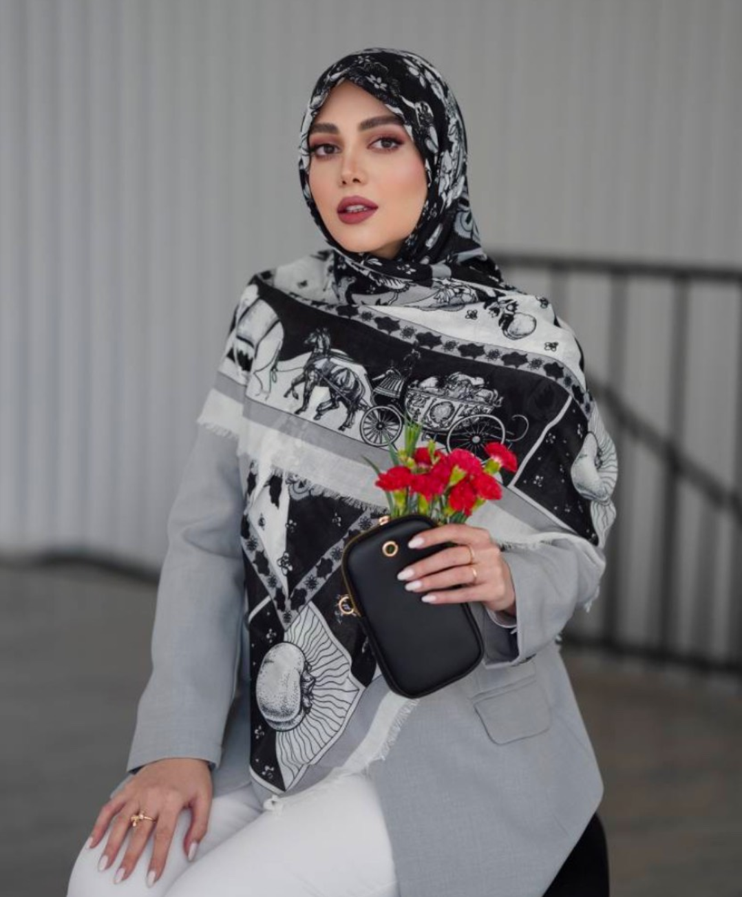 روسری نخ مودال تابستانی