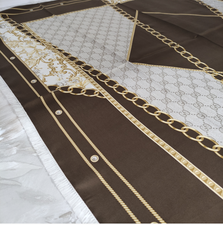 روسری ابریشم توئیل وارداتی قواره ۹۰