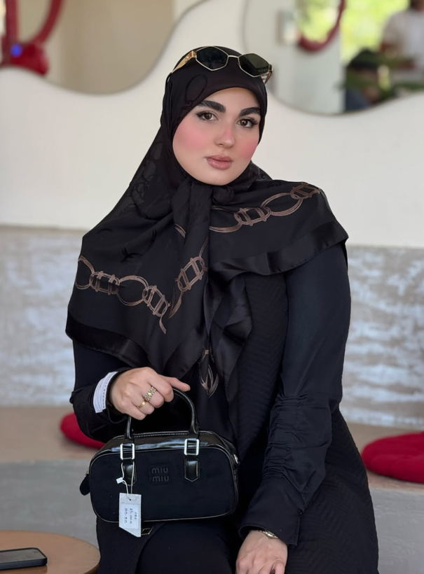 روسری مشکی کاردیون ترک
