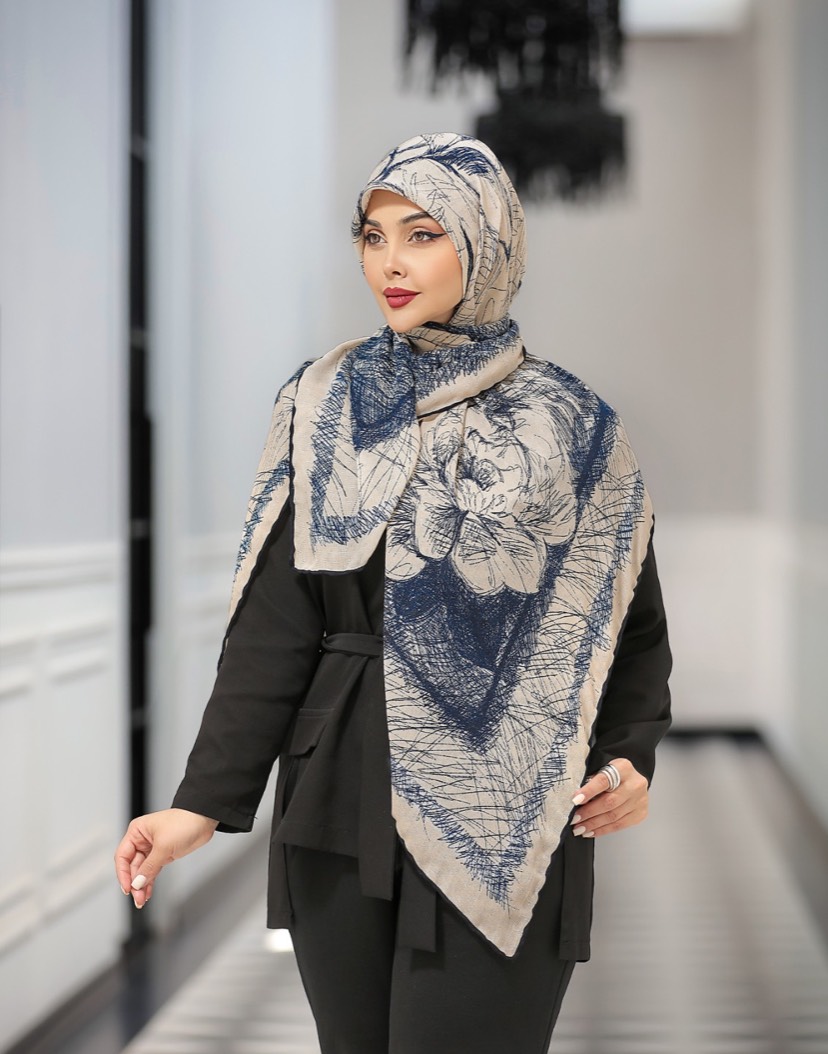 روسری گارزا دور دستدوز