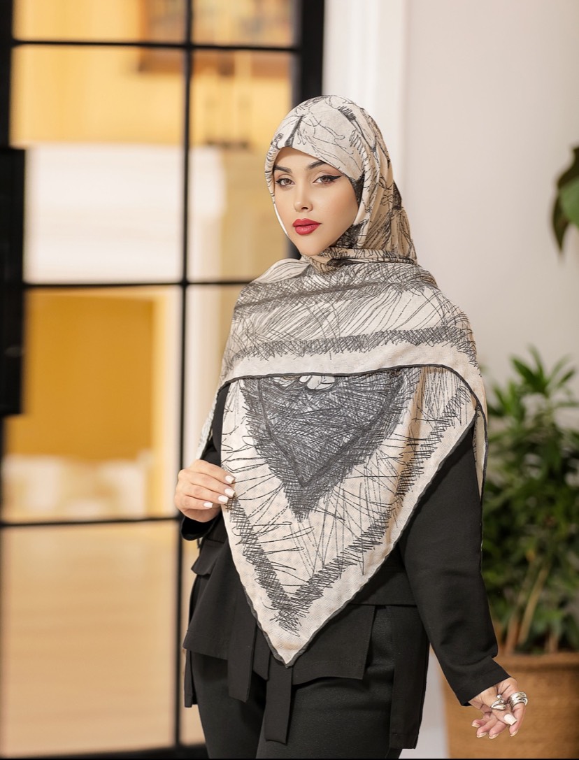 روسری گارزا دور دستدوز