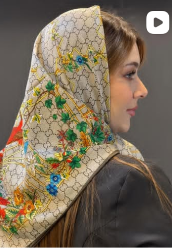 روسری ابریشم توییل