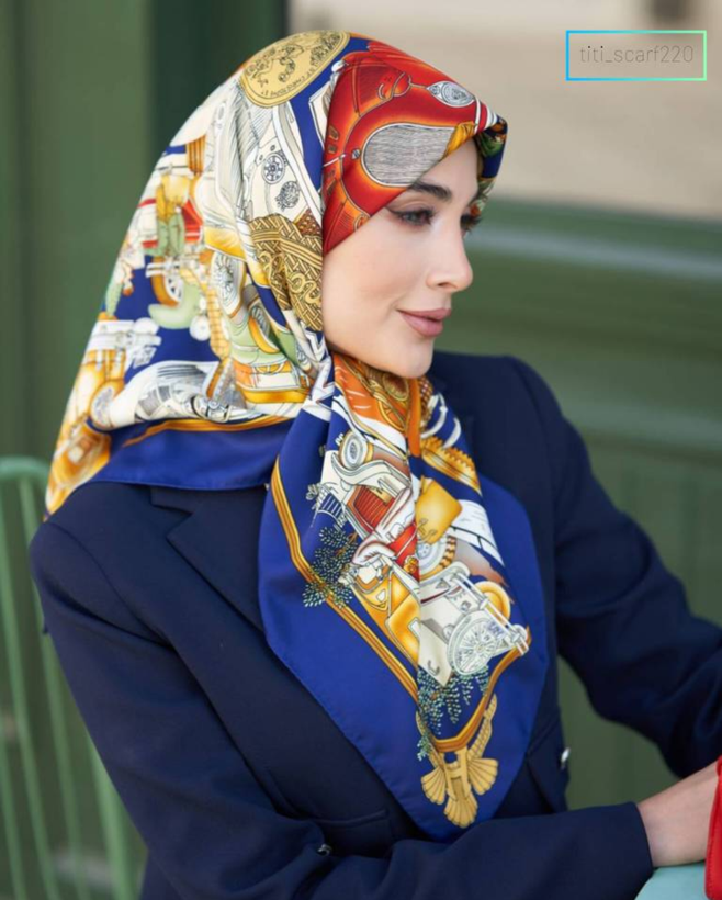 روسری ابریشم توییل
