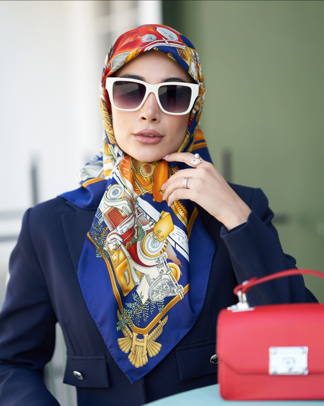 روسری ابریشم توییل