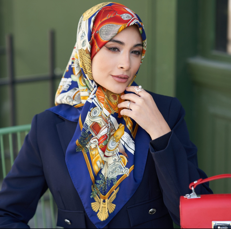 روسری ابریشم توییل