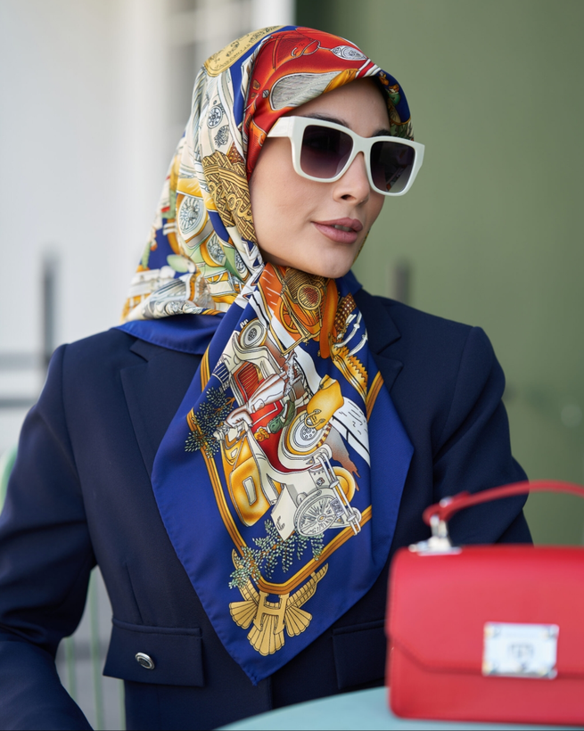 روسری ابریشم توییل
