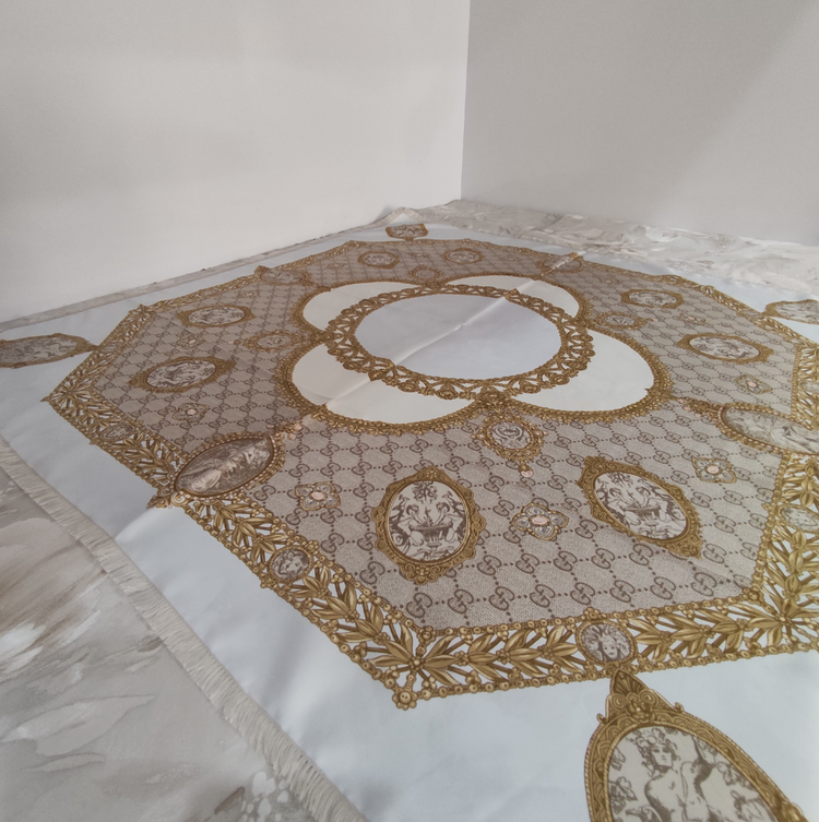 روسری ابریشم توئیل وارداتی