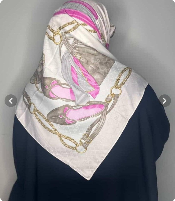 روسری ابریشم ژاکارد وارداتی
