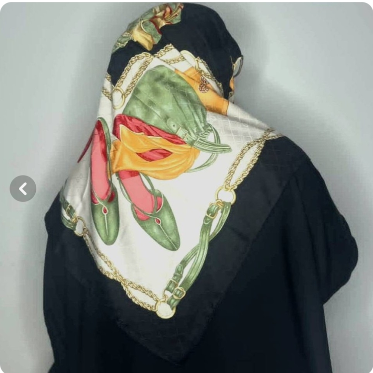 روسری ابریشم ژاکارد وارداتی