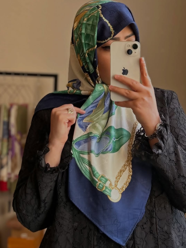 روسری ابریشم ژاکارد وارداتی