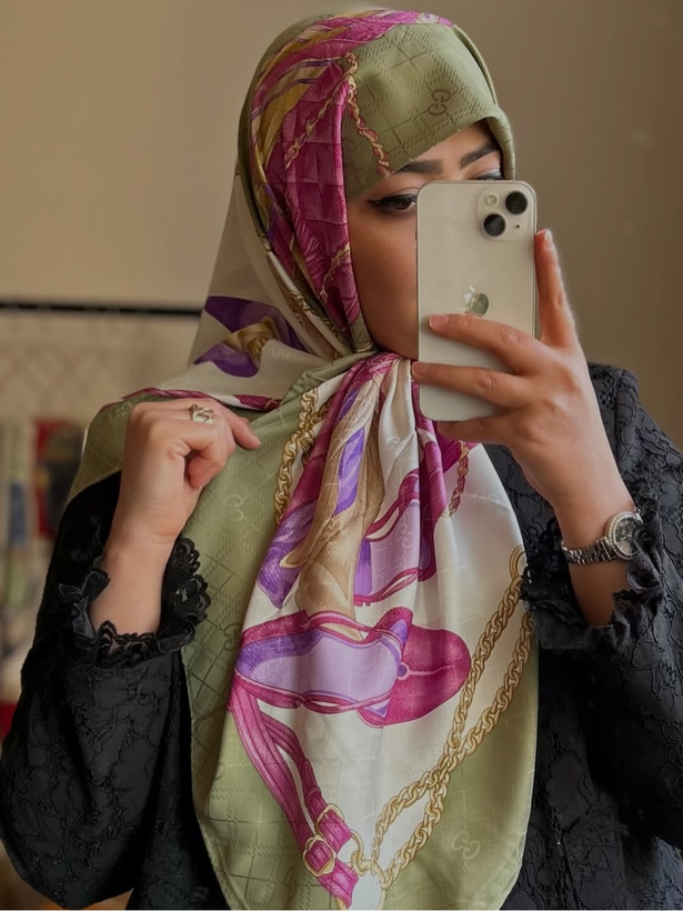روسری ابریشم ژاکارد وارداتی