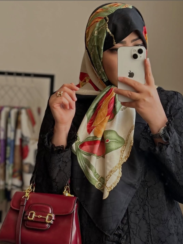 روسری ابریشم ژاکارد وارداتی