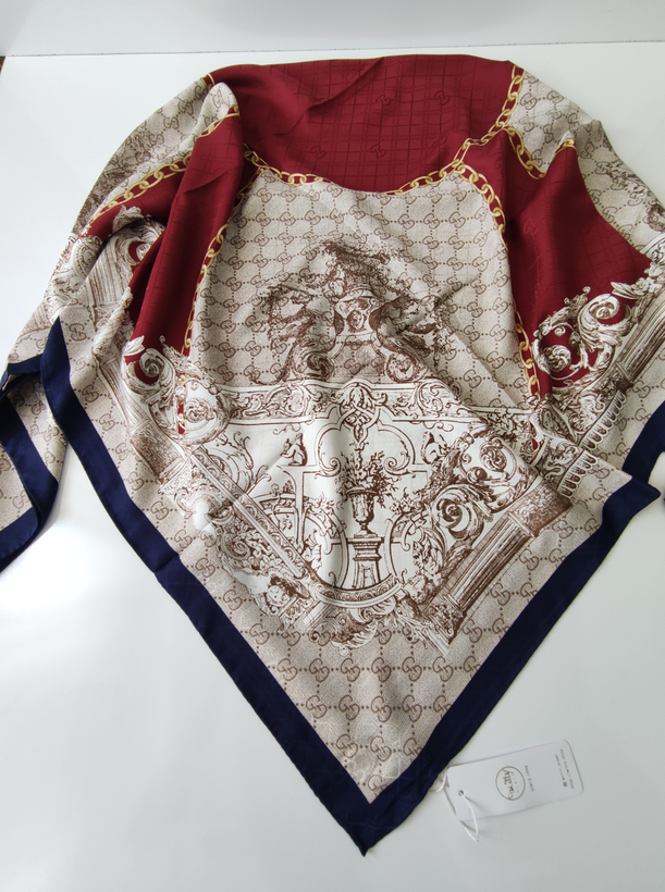 روسری ابریشم ژاکارد وارداتی