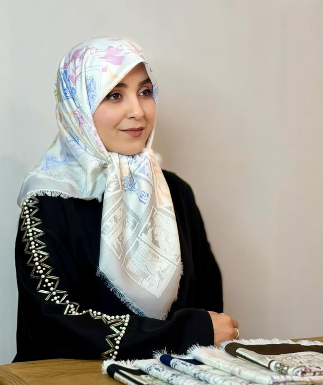 روسری ابریشم توییل ریشه سوزنی وارداتی