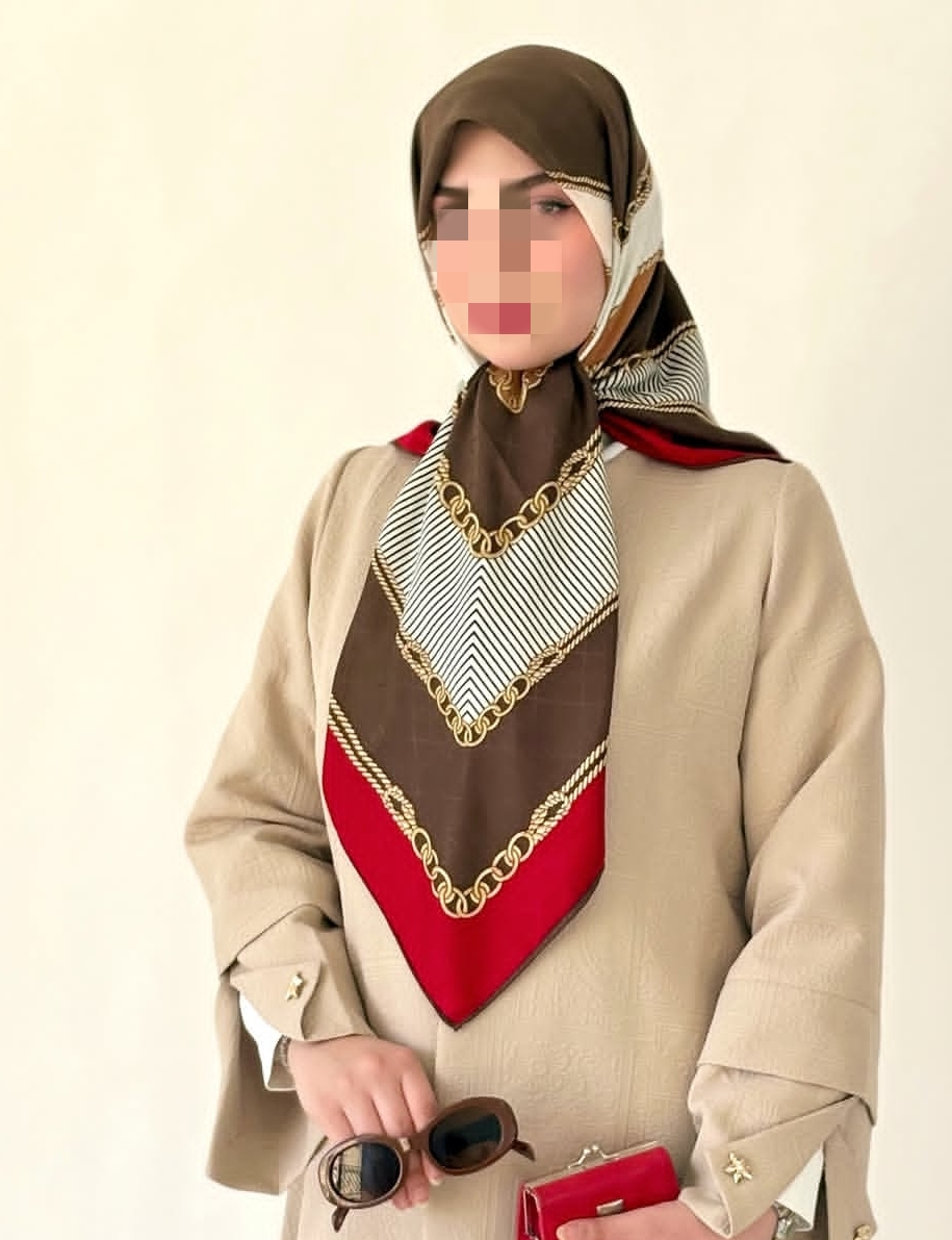 روسری ابریشم ژاکارد وارداتی