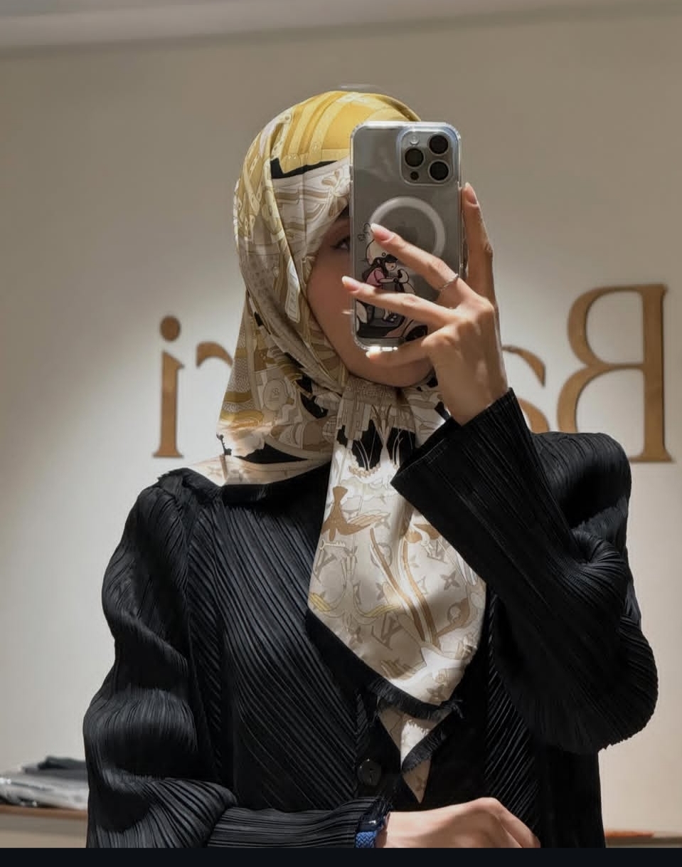 روسری ابریشم توییل ریشه سوزنی وارداتی