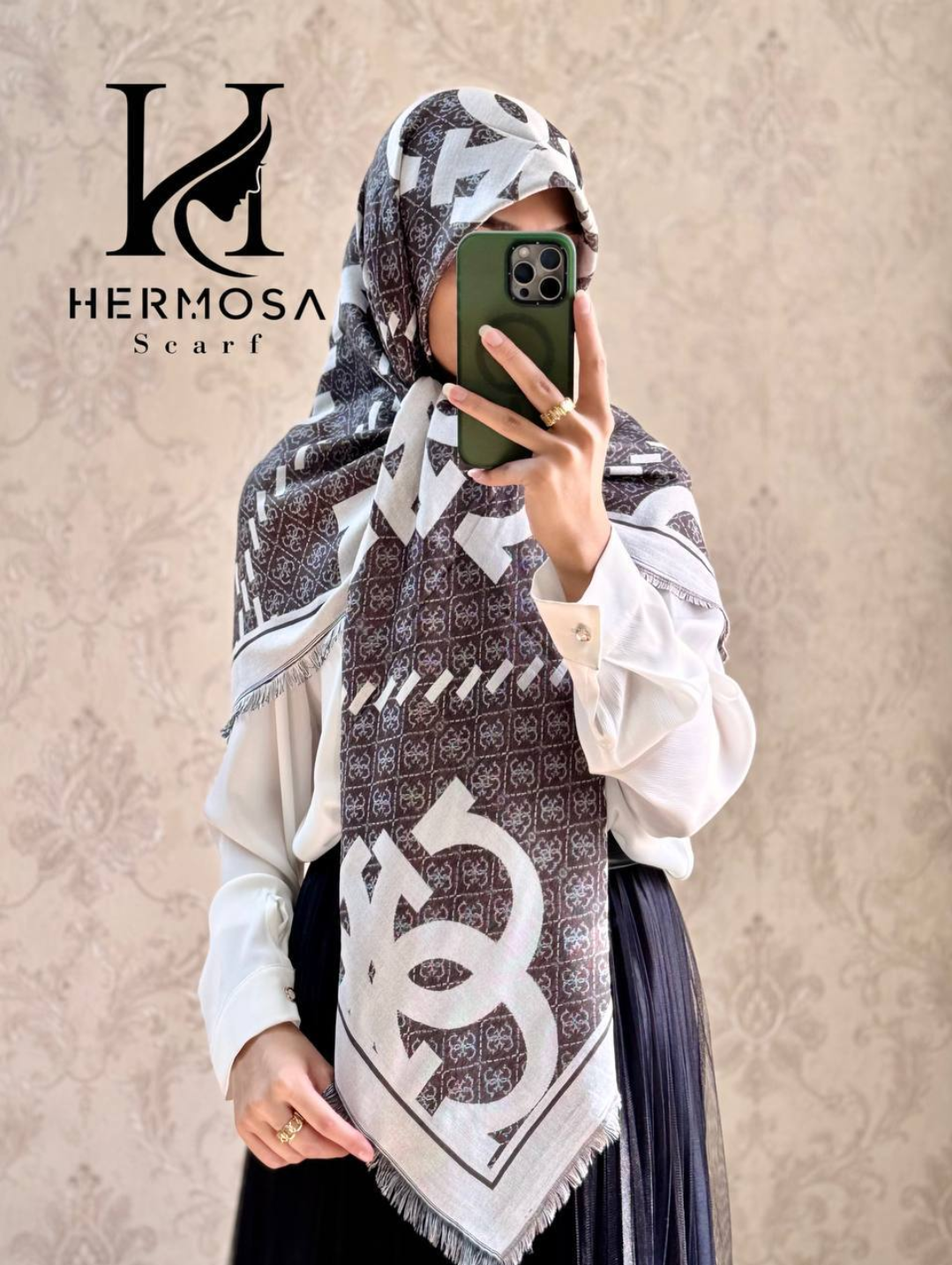روسری کشمیر پاییزه وارداتی