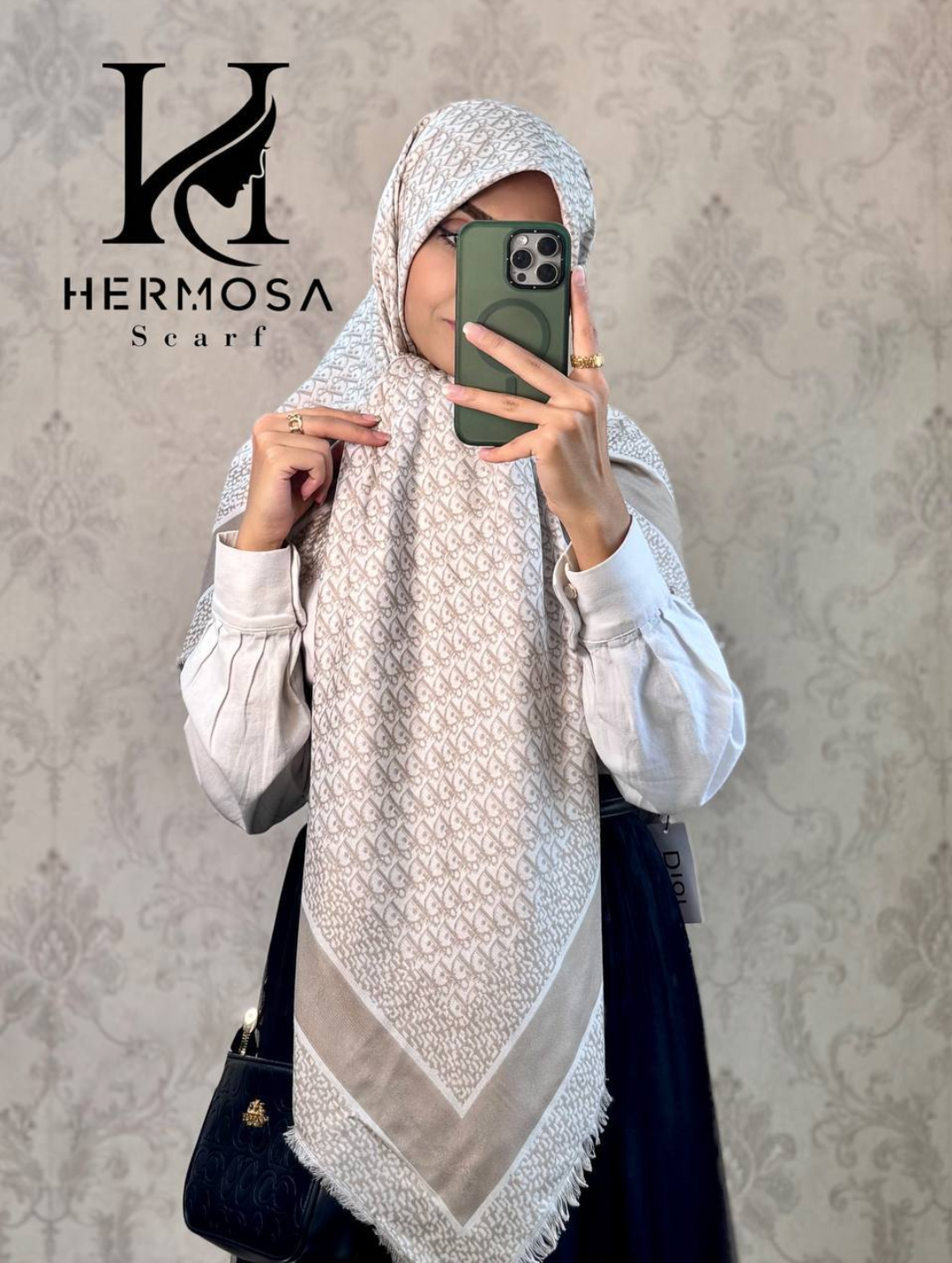 روسری کشمیر پاییزه وارداتی