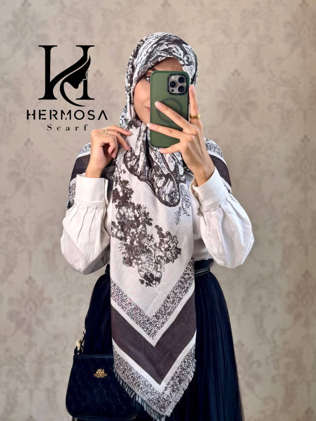 روسری کشمیر پاییزه وارداتی