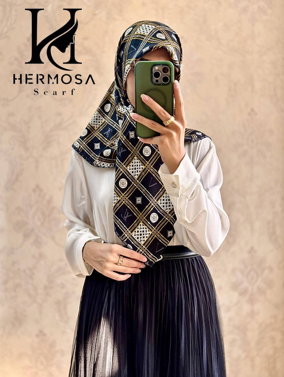 روسری کشمیر پاییزه