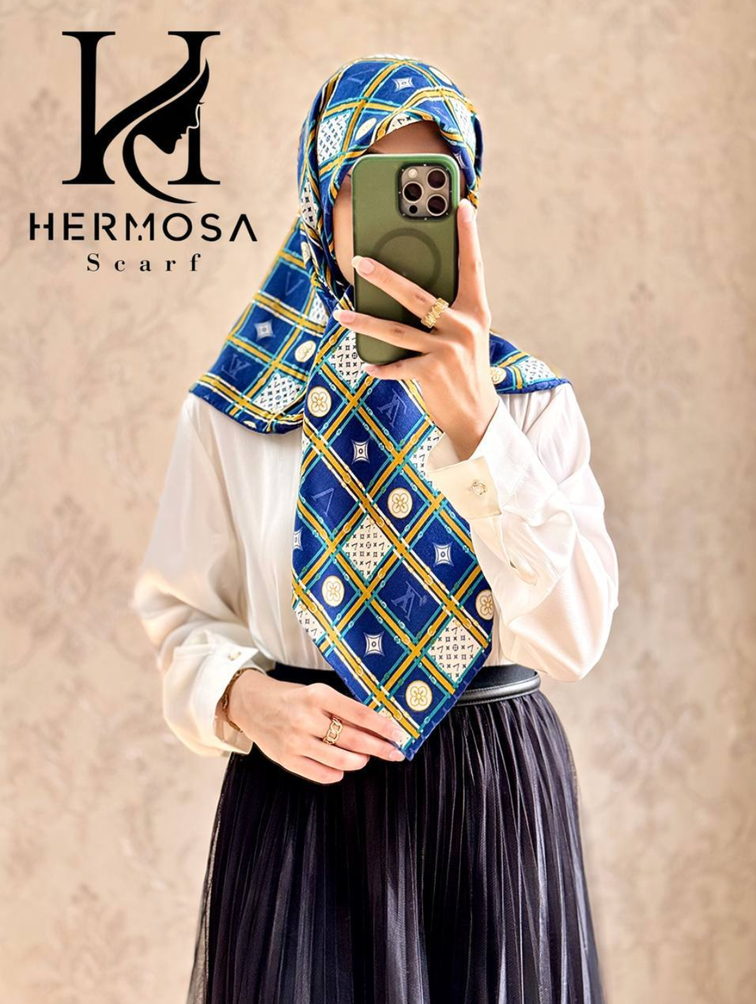 روسری کشمیر پاییزه