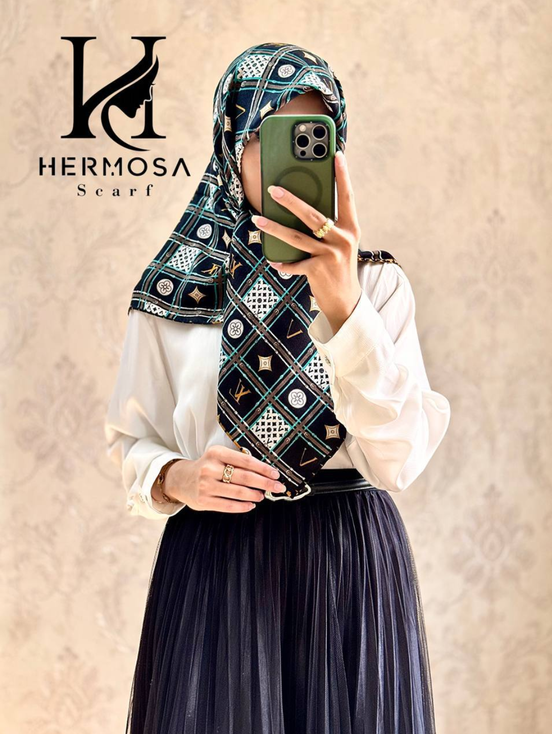 روسری کشمیر پاییزه