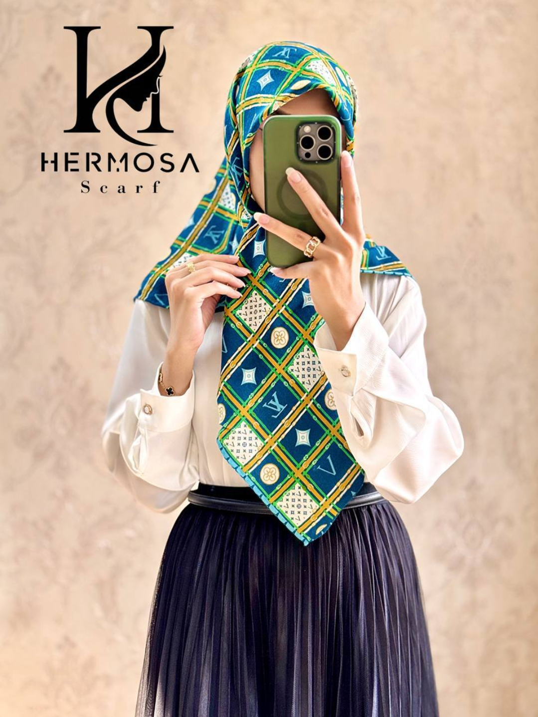 روسری کشمیر پاییزه