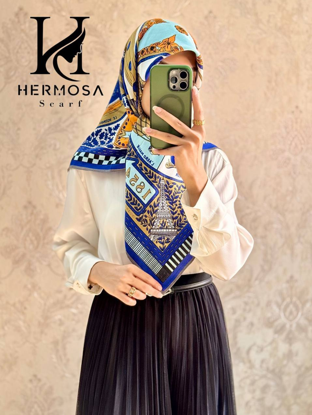 روسری کشمیر پاییزه