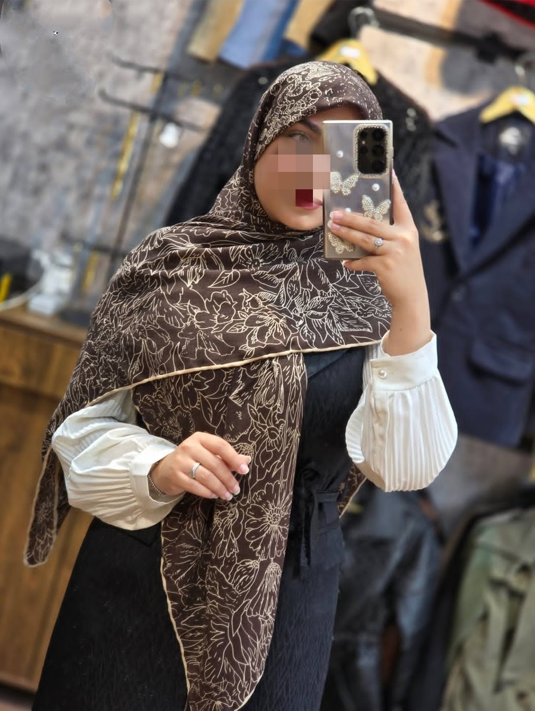 روسری نخ کشمیر پاییزه