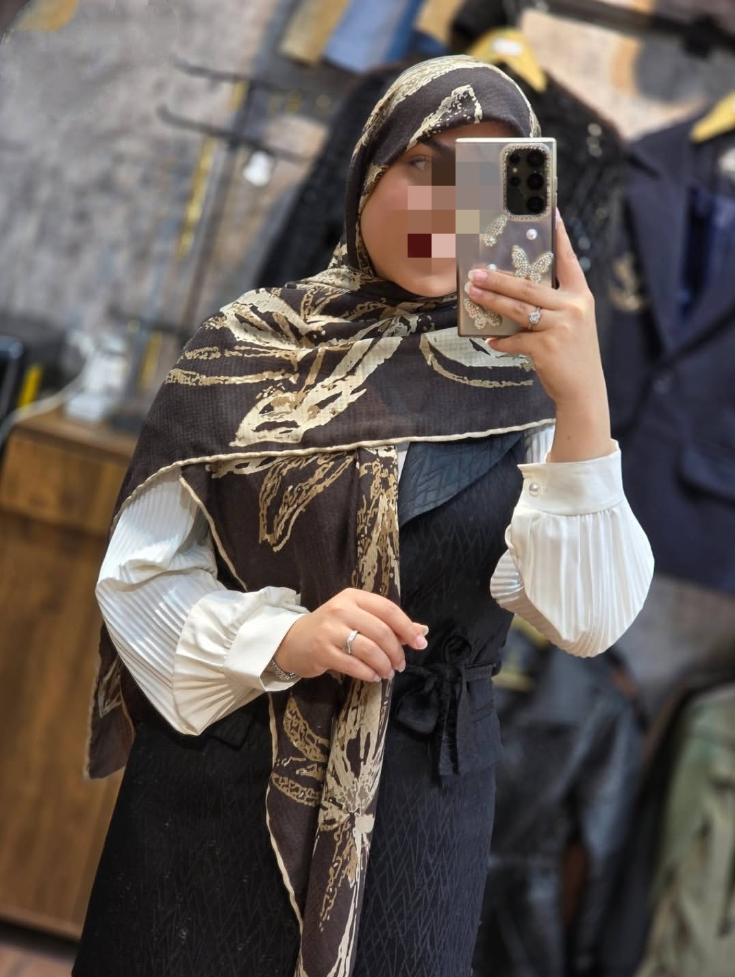 روسری نخ کشمیر پاییزه