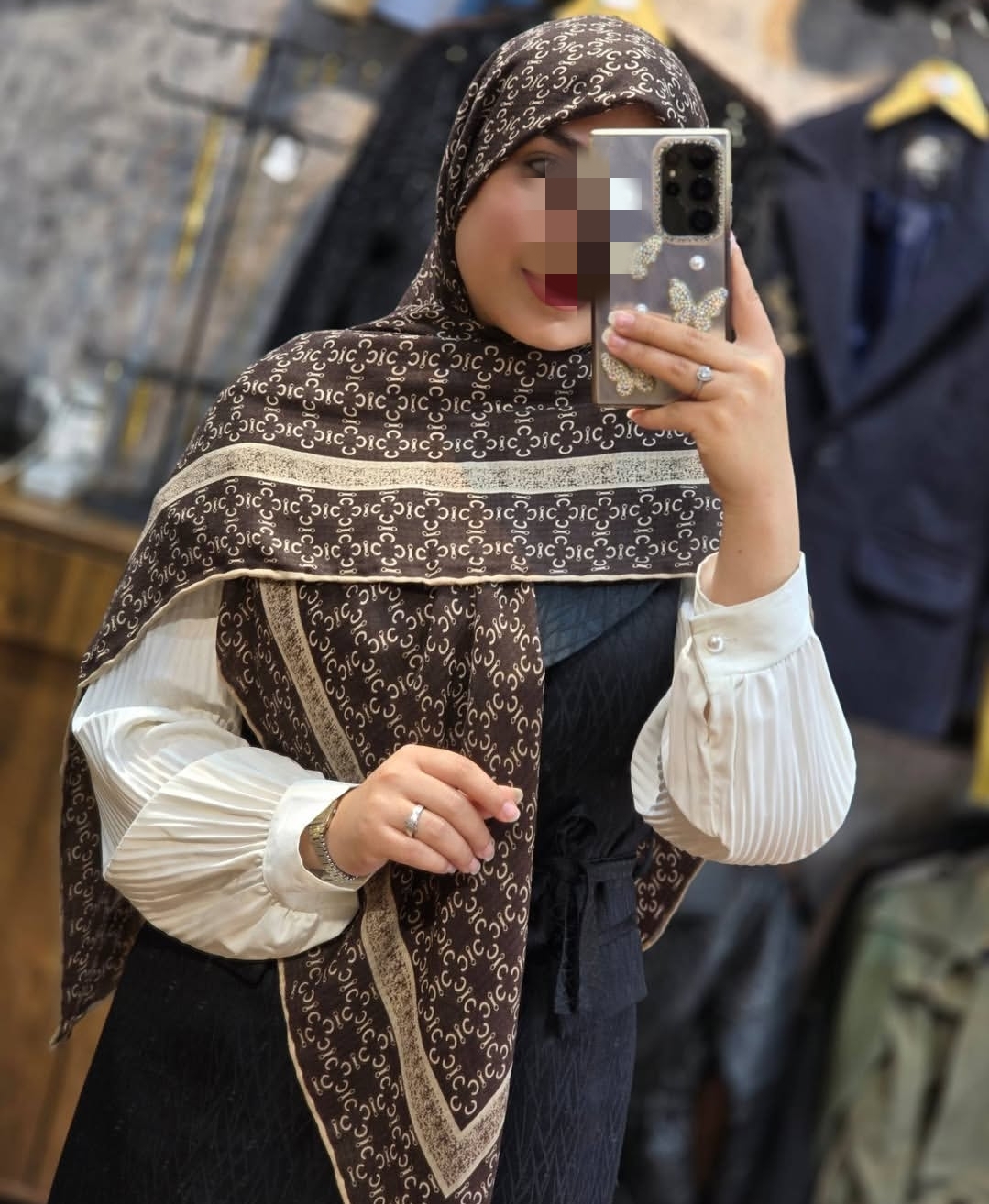 روسری نخ کشمیر پاییزه
