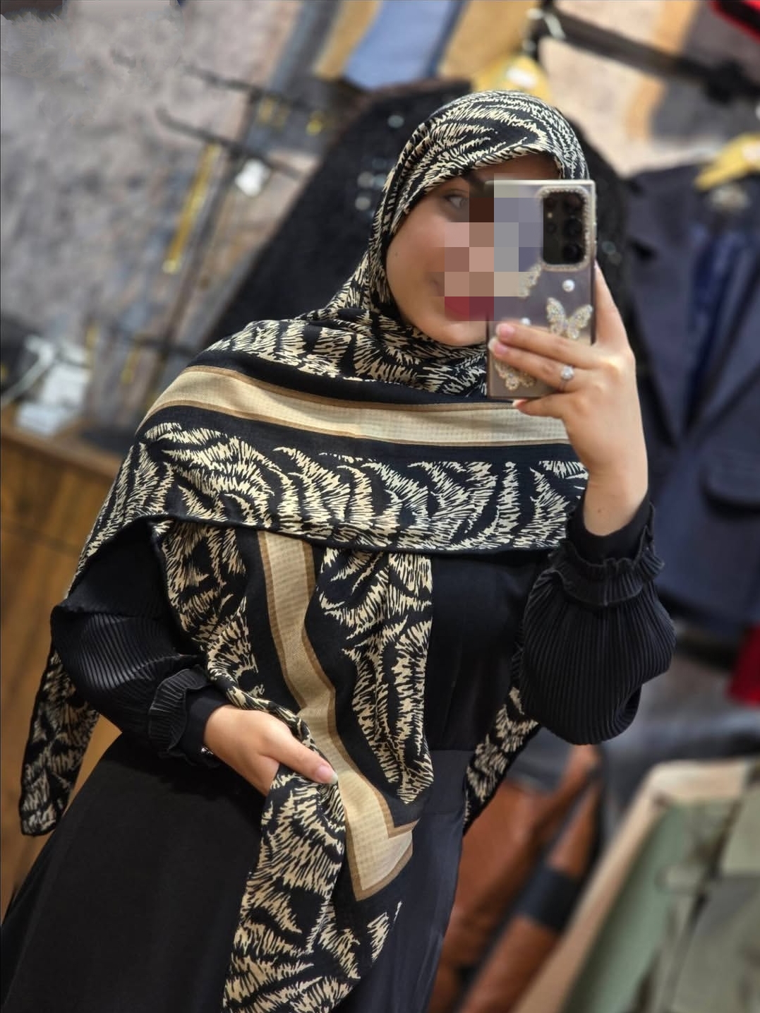 روسری نخ کشمیر پاییزه