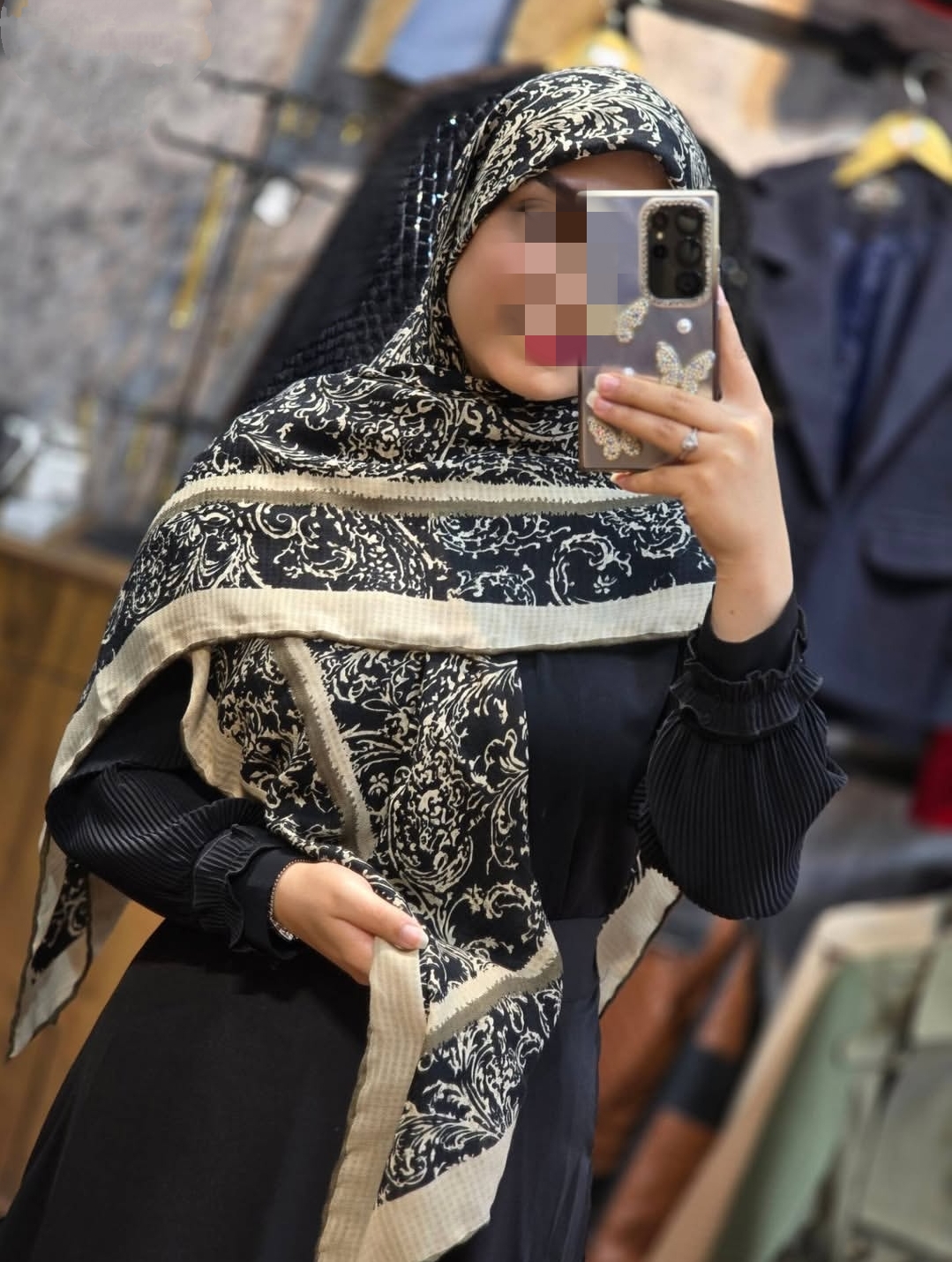 روسری نخ کشمیر پاییزه