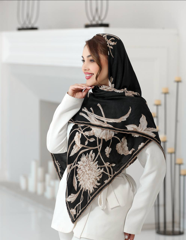 روسری نخ کشمیر پاییزه