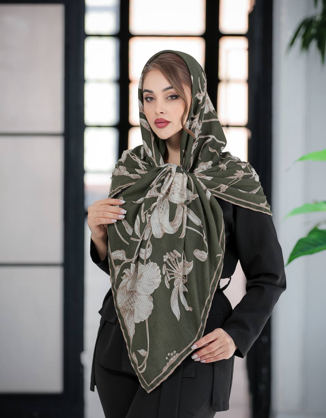 روسری نخ کشمیر پاییزه