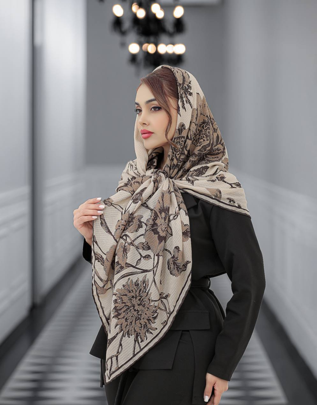 روسری نخ کشمیر پاییزه