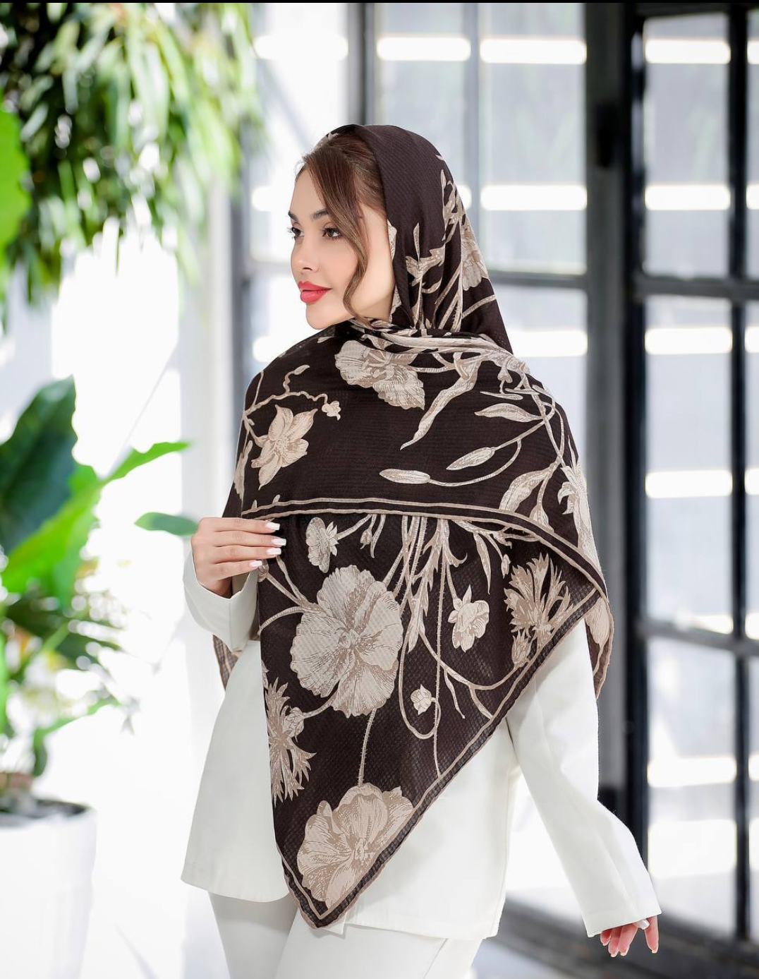روسری نخ کشمیر پاییزه