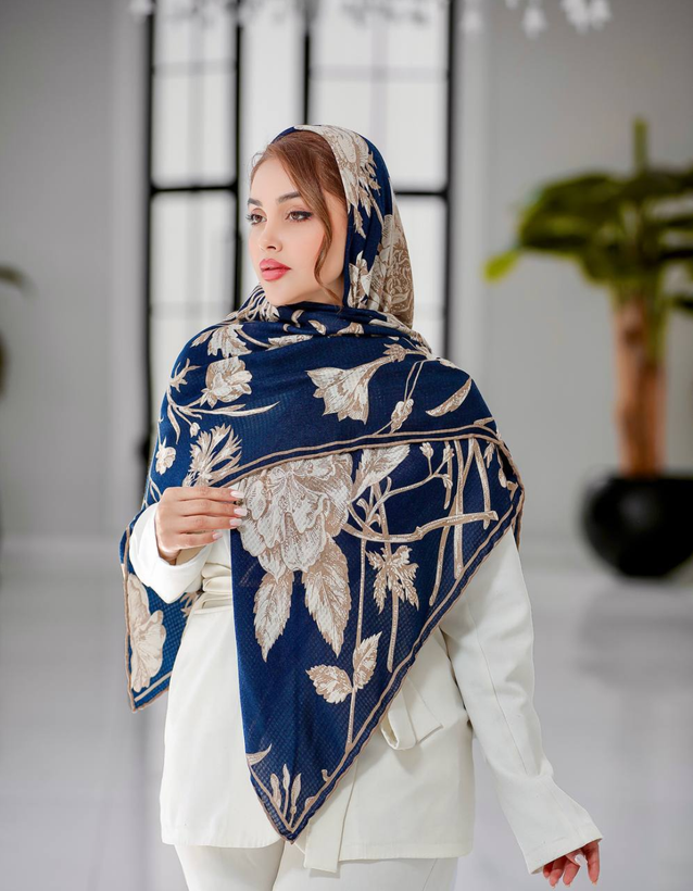 روسری نخ کشمیر پاییزه