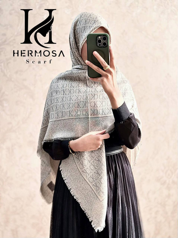 روسری کشمیر برفکی