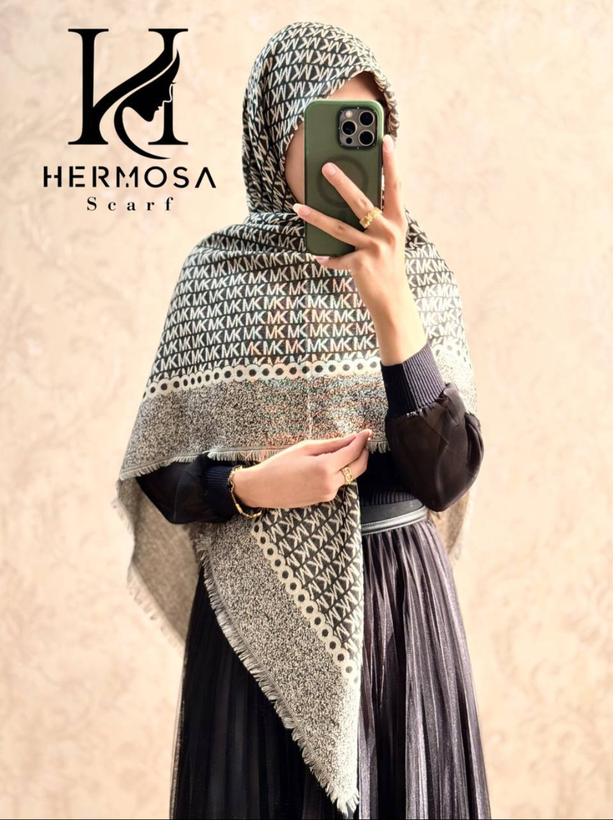 روسری کشمیر برفکی