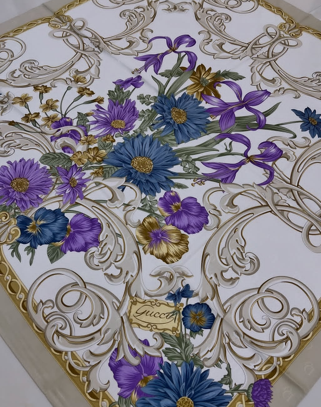 روسری ابریشم ژاکارد