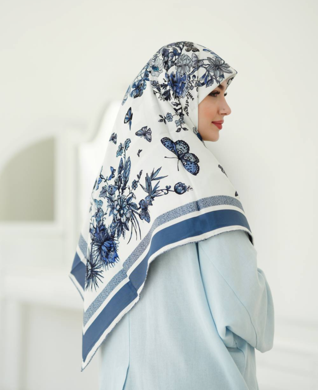 روسری ابریشم اورجینال دو رو