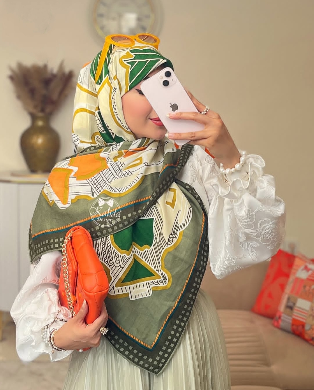 روسری کشمیر پاییزه