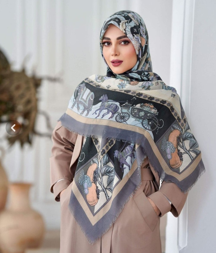 روسری نخ یونیک تابستانی